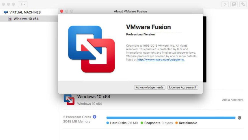 VMware Fusion Pro 12.2.4 + License Key 2022 Download Free