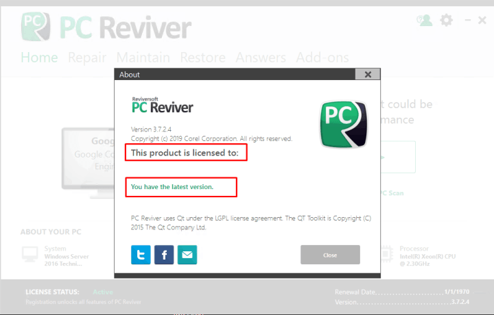 PC Reviver 5.42.0.6 Crack + License Key Download Free