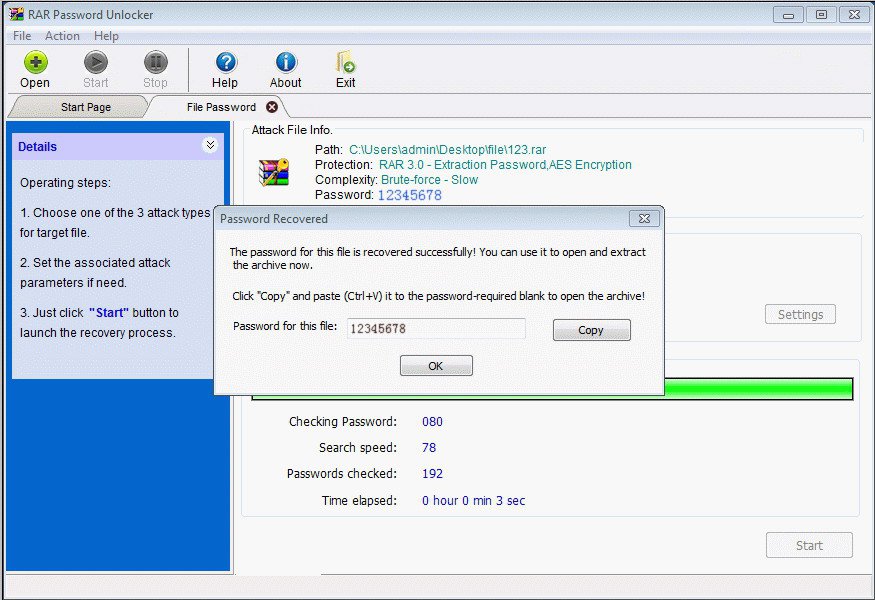 RAR Password Unlocker Crack 5.0 Key Latest Free Download 2022